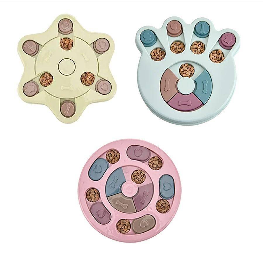 Interactive Iq Boosting Dog Puzzle Feeder Toy: Engage, Train, And Feed Your Furry Friend
