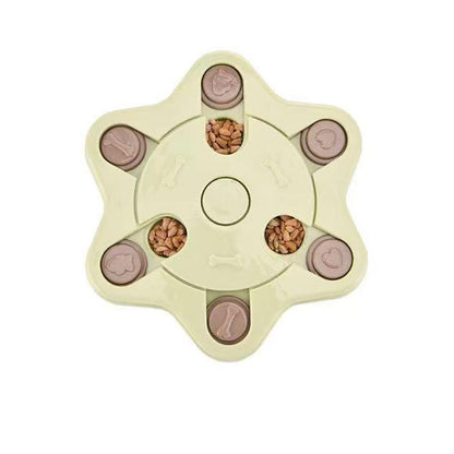Interactive Iq Boosting Dog Puzzle Feeder Toy: Engage, Train, And Feed Your Furry Friend