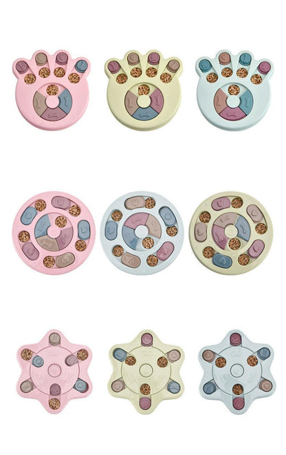 Interactive Iq Boosting Dog Puzzle Feeder Toy: Engage, Train, And Feed Your Furry Friend