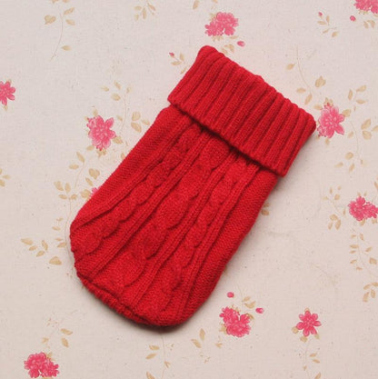 Cozy Knitted Wool Dog Sweater